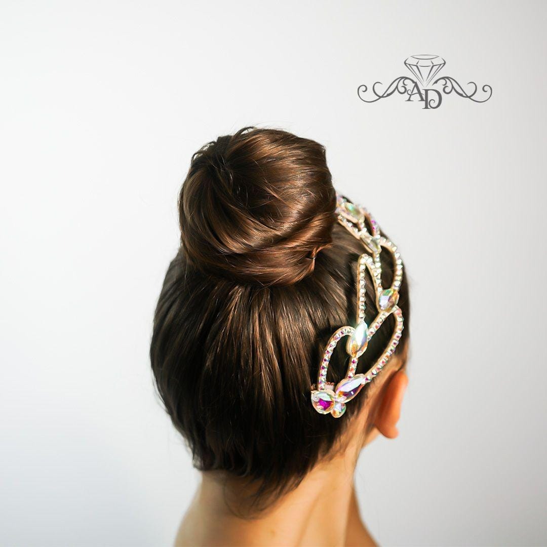 Rhinestone Dance Hairpiece - Gisele