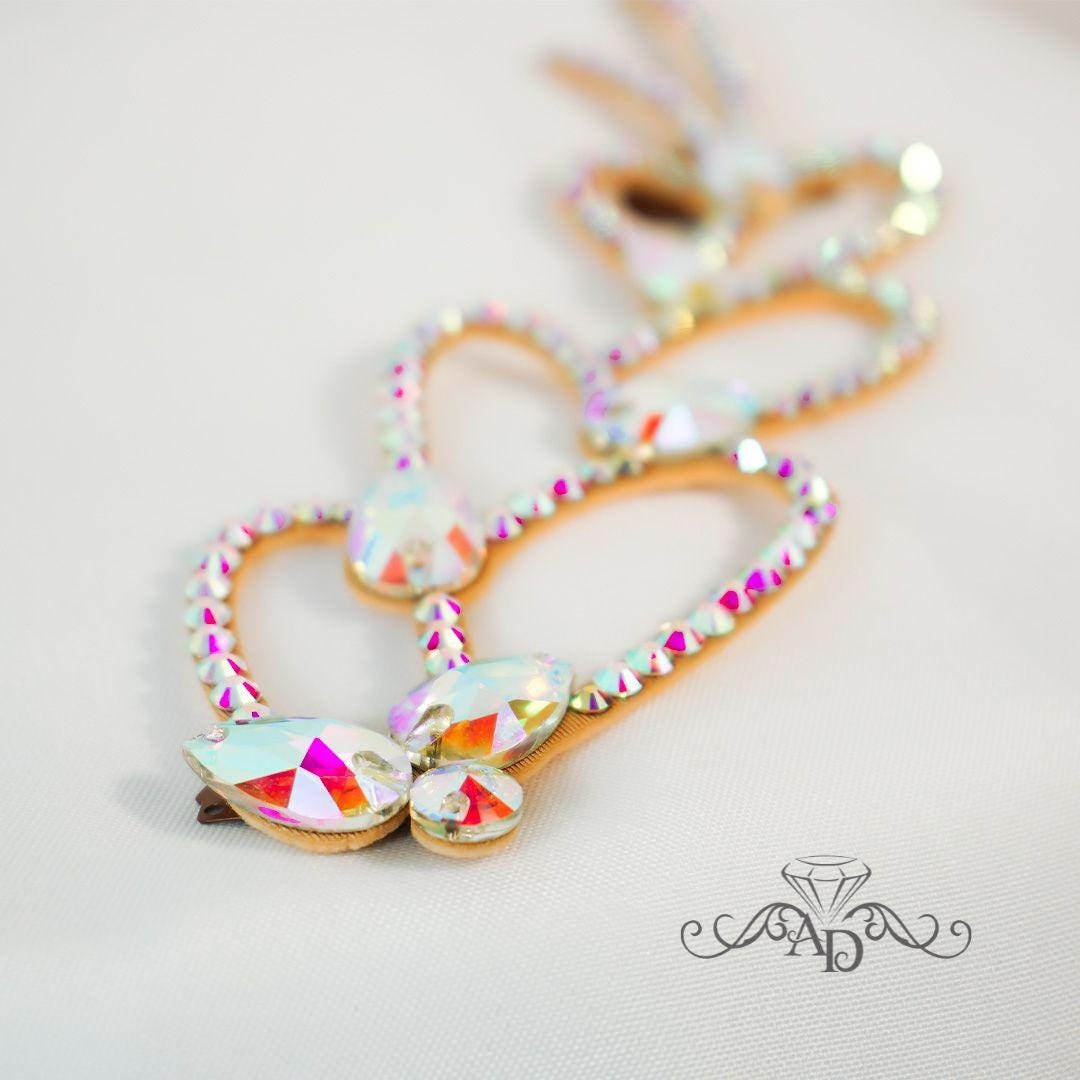 Rhinestone Dance Hairpiece - Gisele