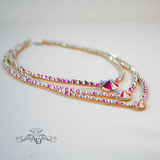 Unique Rhinestone Neckpiece - Zarina