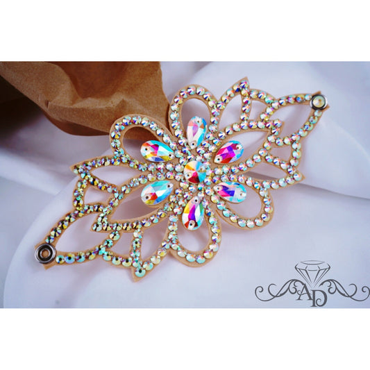 Rhinestone Bracelet for Dancers - Flower