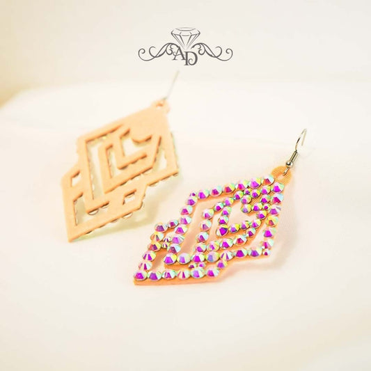 Glittering Performance Earrings - Caitlyn