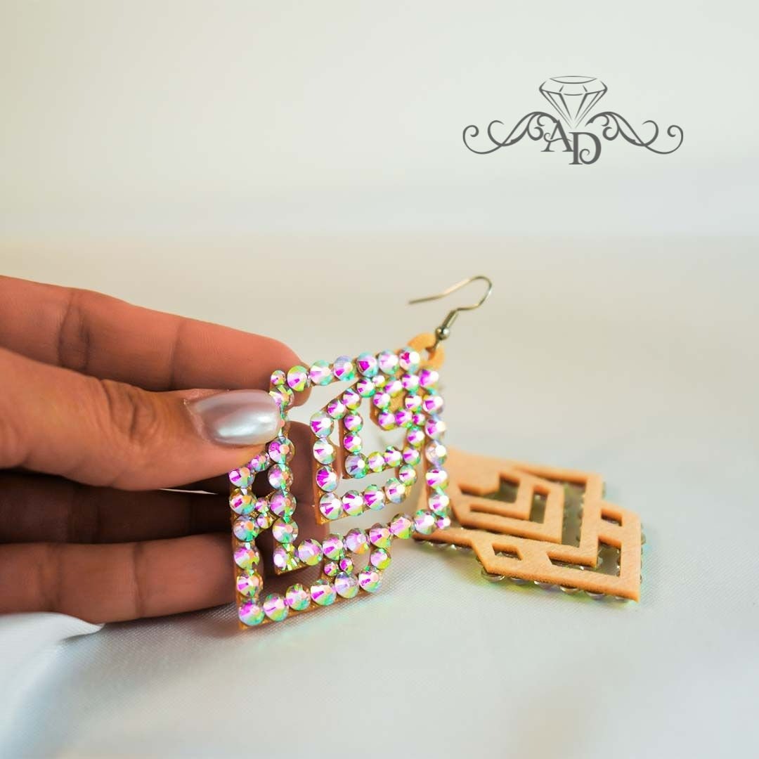 Glittering Performance Earrings - Caitlyn
