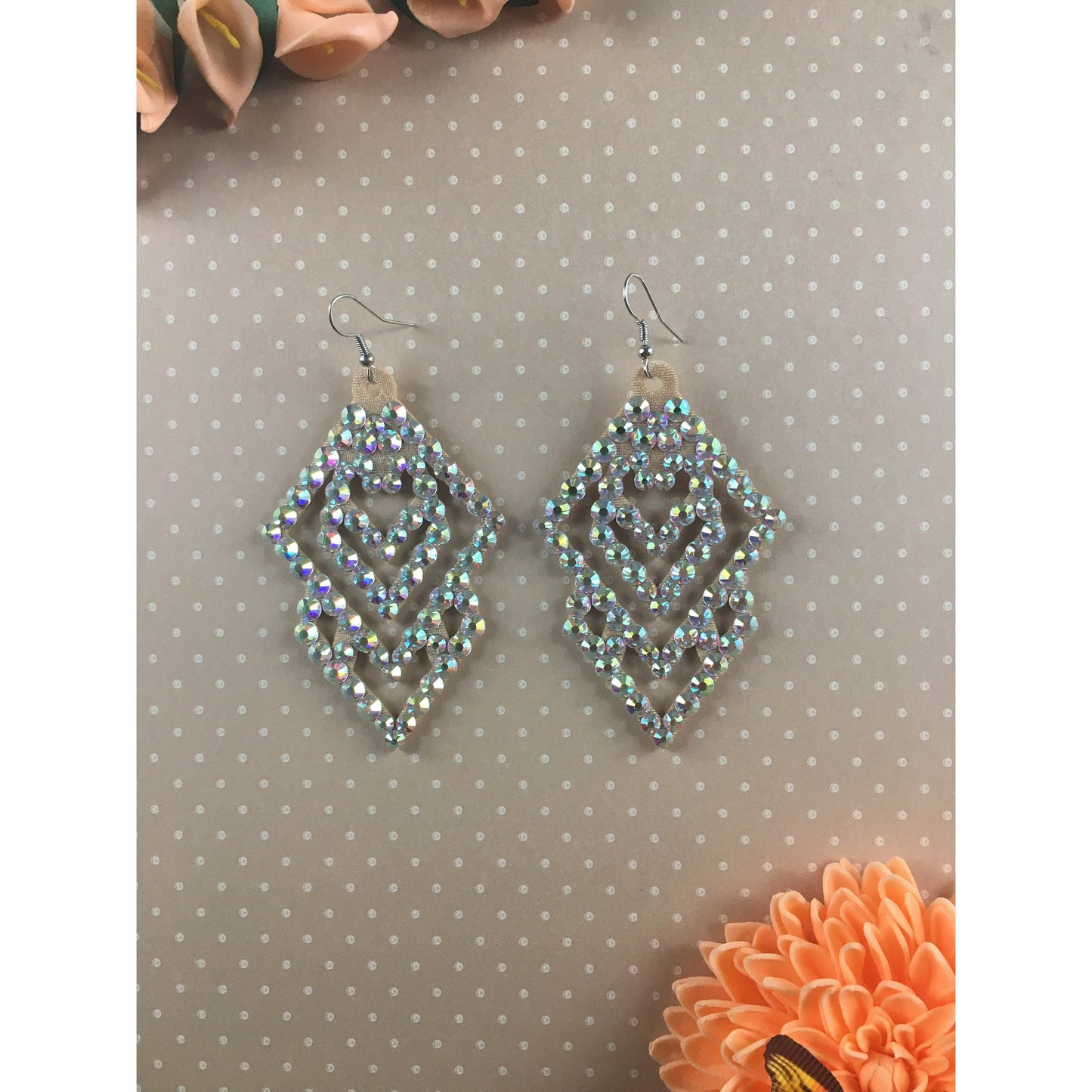 Glittering Performance Earrings - Caitlyn