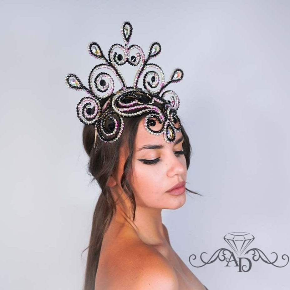 Shiny Wire Crown for Stage and Event Wear - Dominica