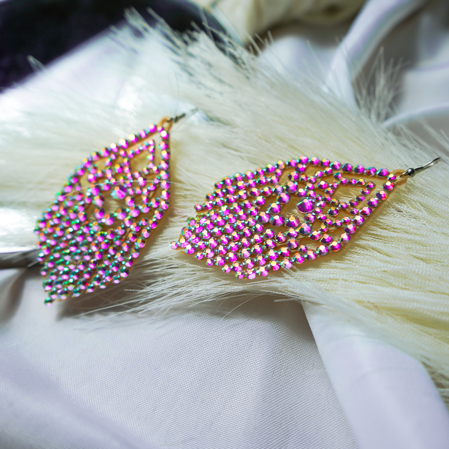 Competition-Ready Sparkle Earrings - Ember