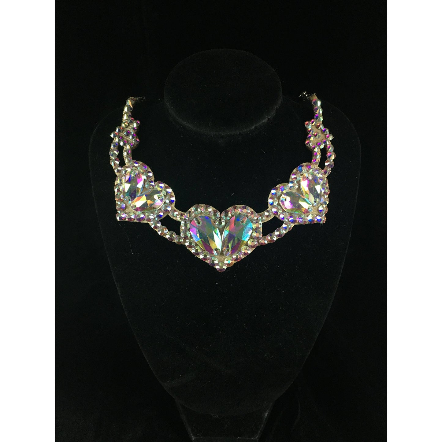 Shiny Crystal Necklace - Love