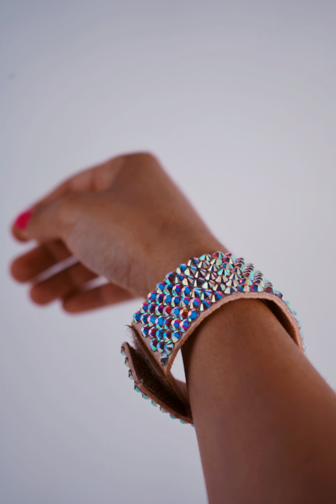 Rhinestone Wrist Cuff - Chloe