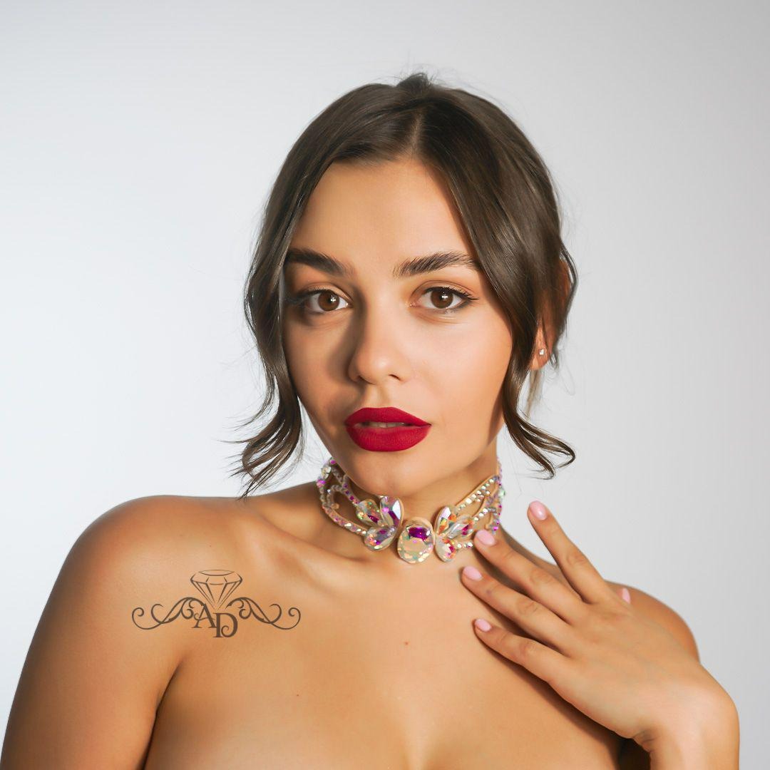 Sparkling Rhinestone Forehead Jewelry - Harmonie