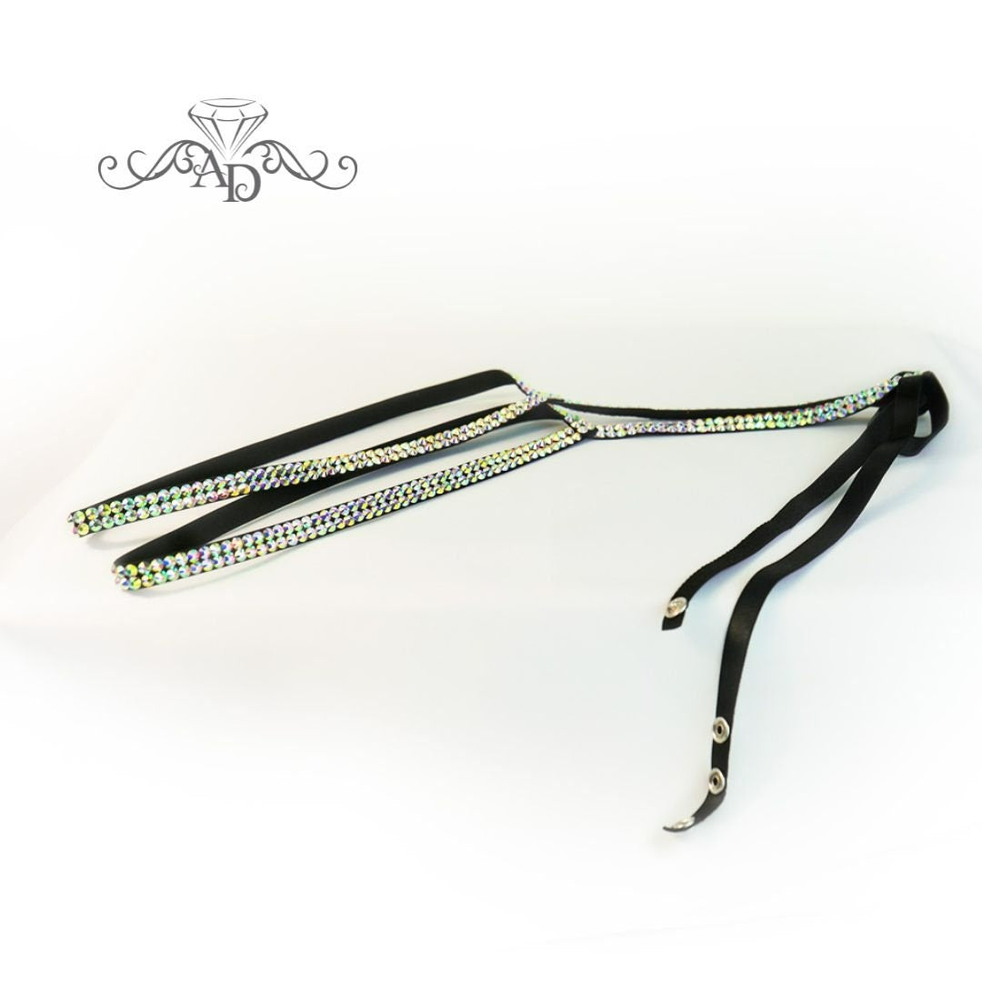 Crystal Garter Belt for Stage and Dance Looks
