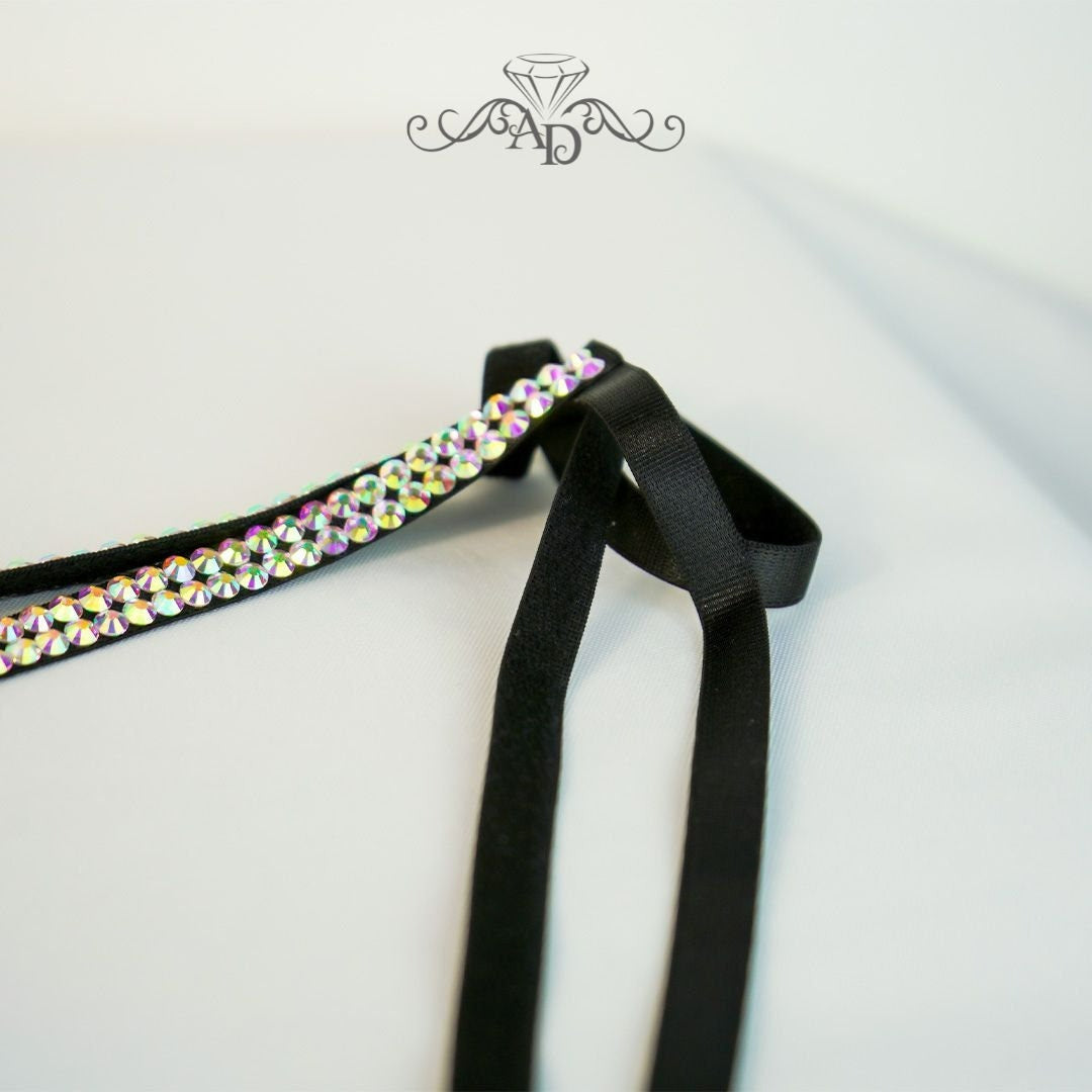 Crystal Garter Belt for Stage and Dance Looks