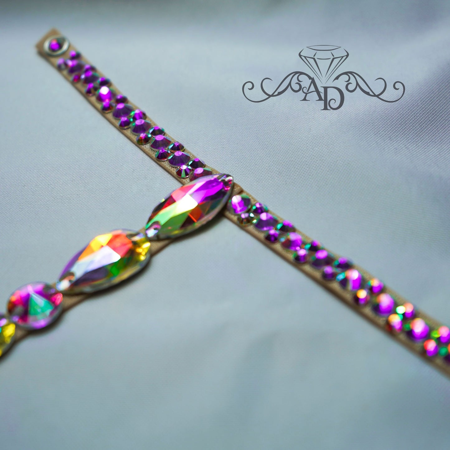 Rhinestone Toe Ring Bracelet - Wiam