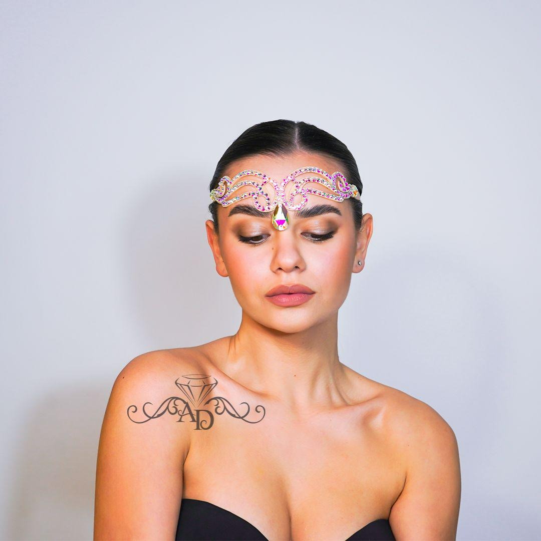 Crystal Forehead Headpiece – Sherry