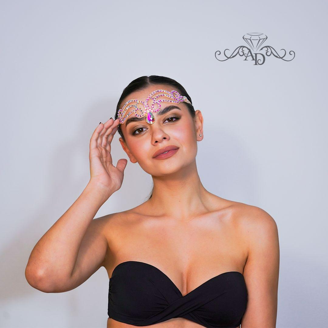 Crystal Forehead Headpiece – Sherry