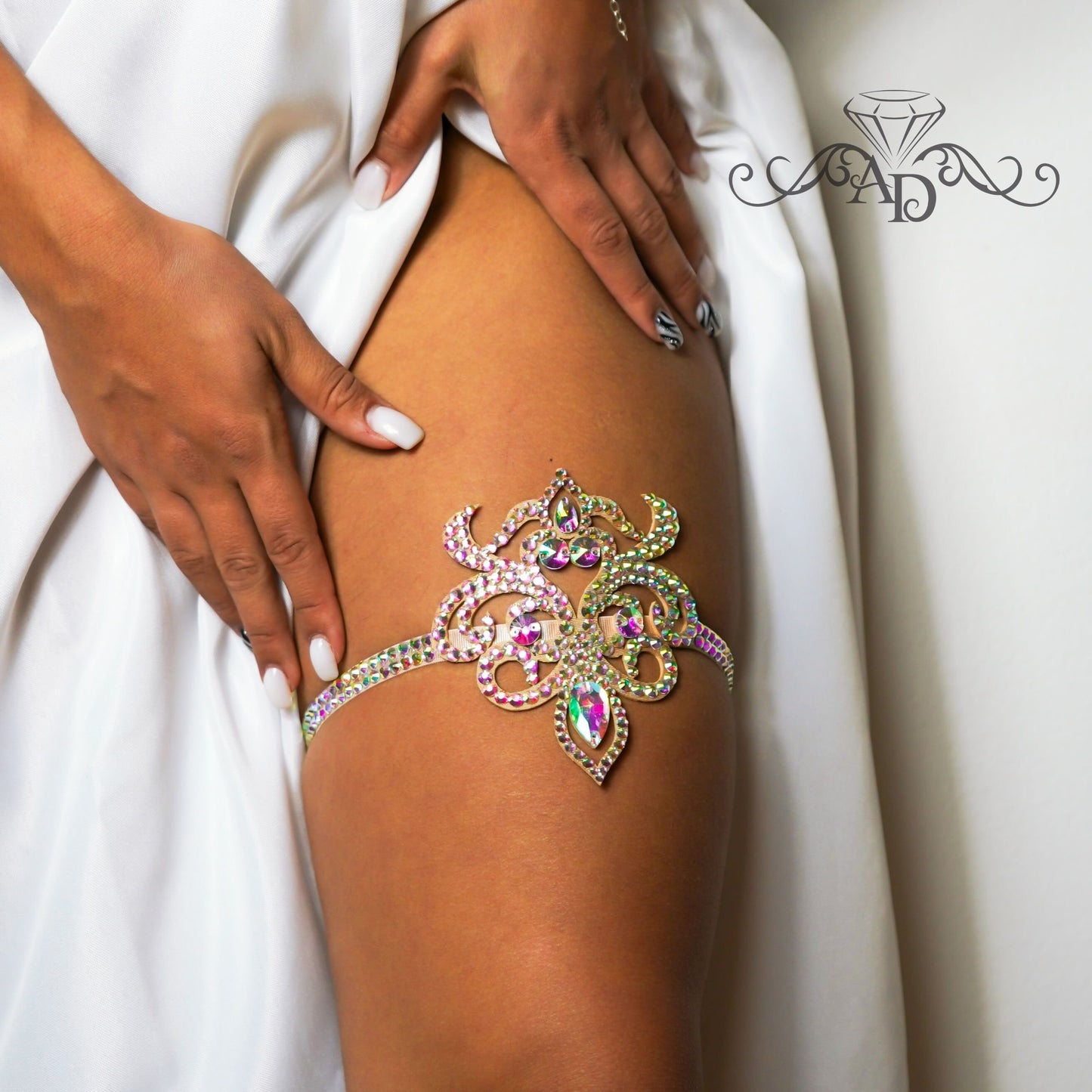 Crystal Thigh Garter - Elis