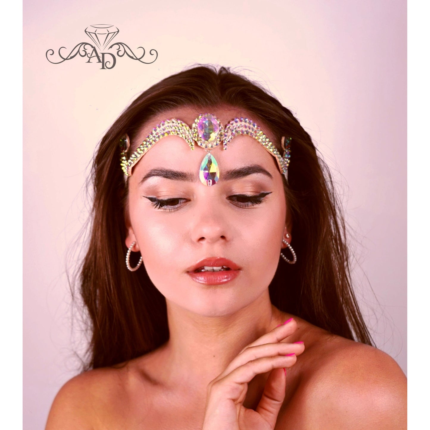 Rhinestone Hair Jewelry - Nadia