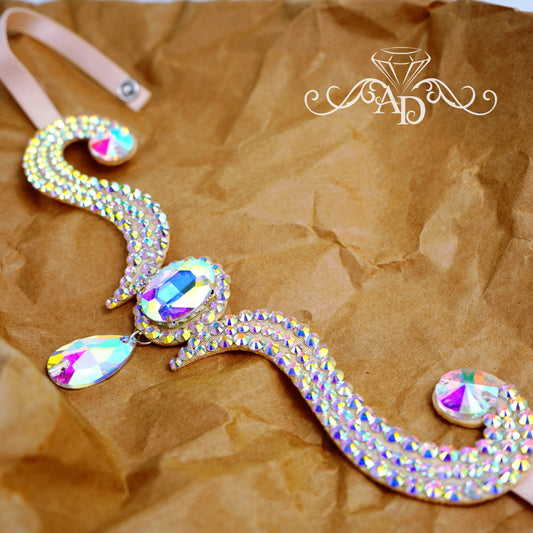 Rhinestone Hair Jewelry - Nadia