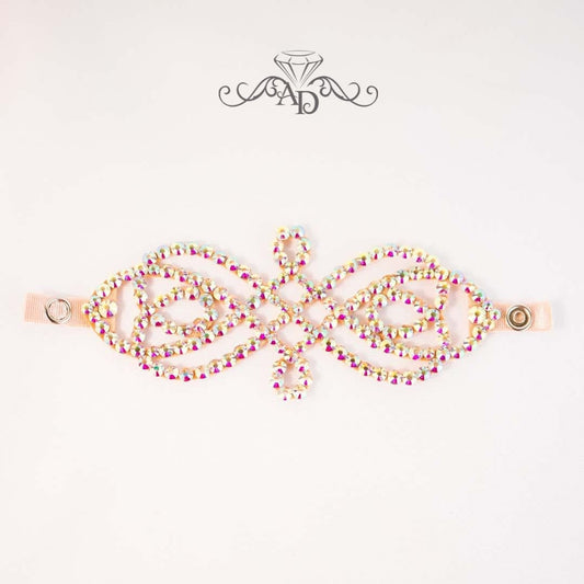 Lightweight Dance Bracelet with Crystals - Alesia