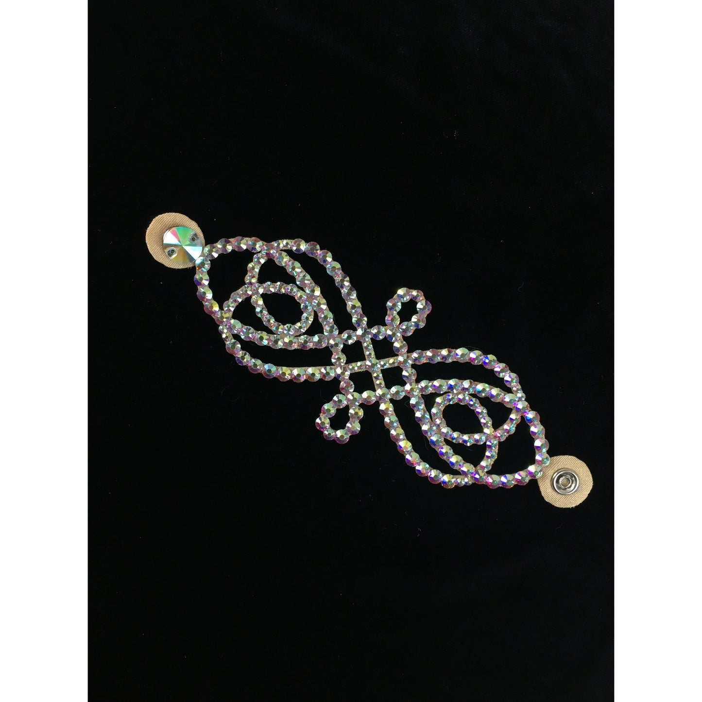 Lightweight Dance Bracelet with Crystals - Alesia