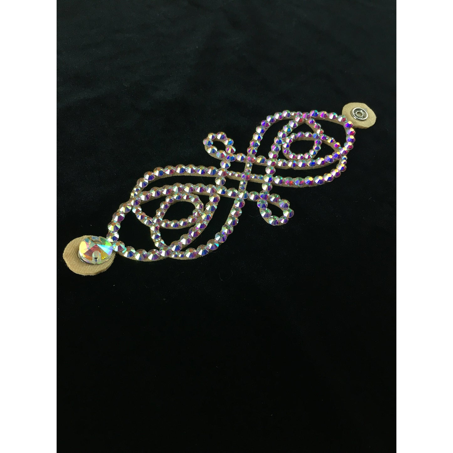 Lightweight Dance Bracelet with Crystals - Alesia