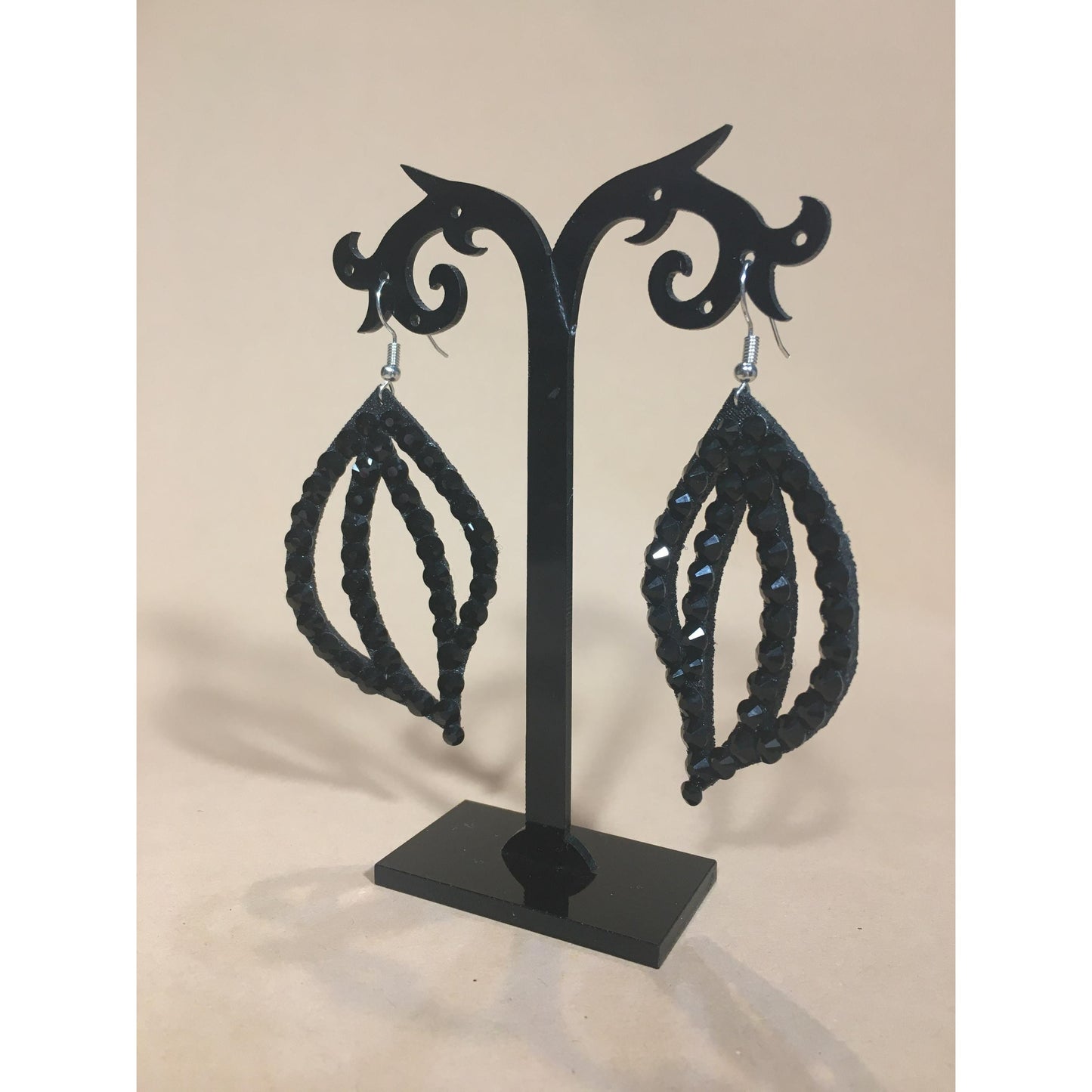 Crystal Shine Earrings for Stage - Olivia