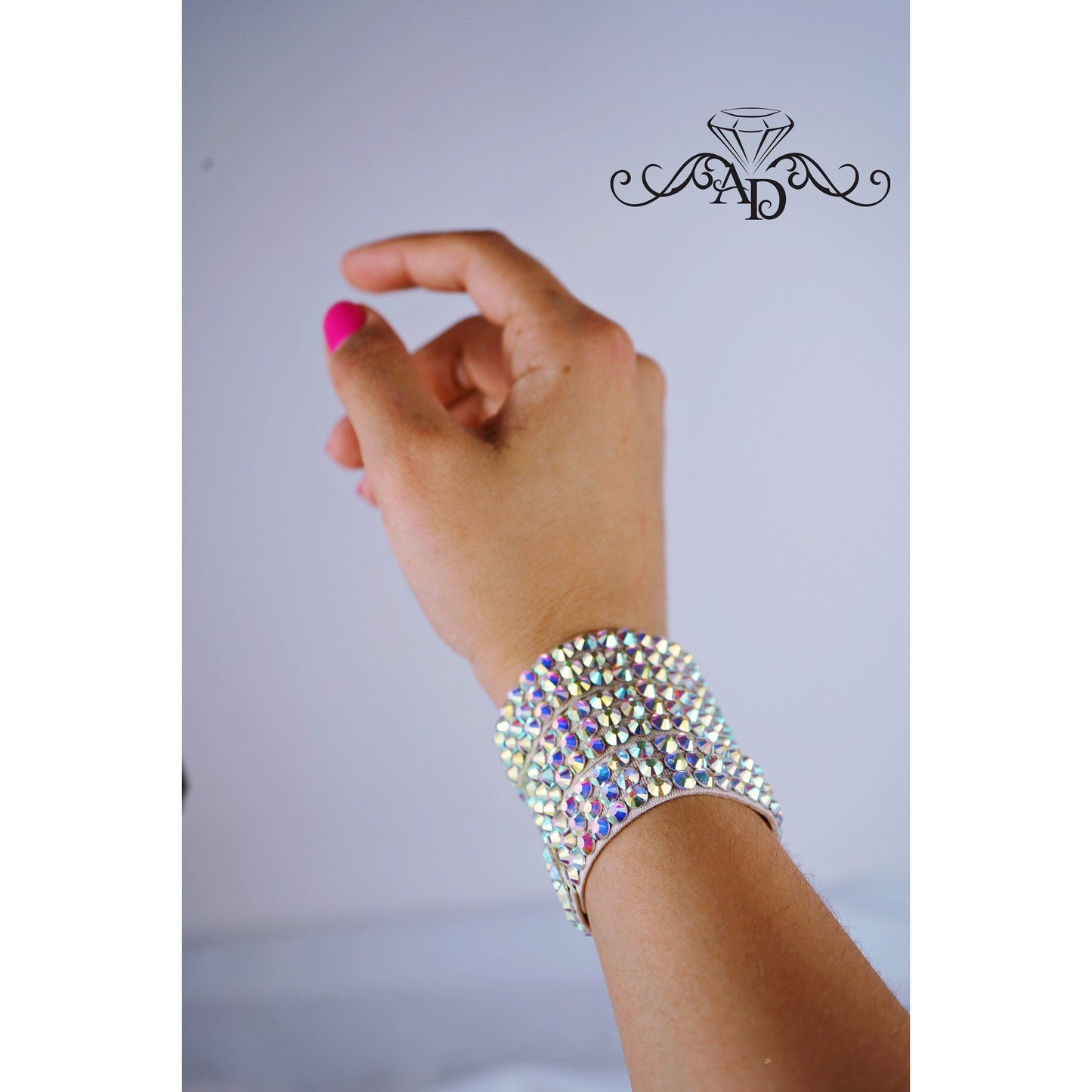Rhinestone Wrist Cuff