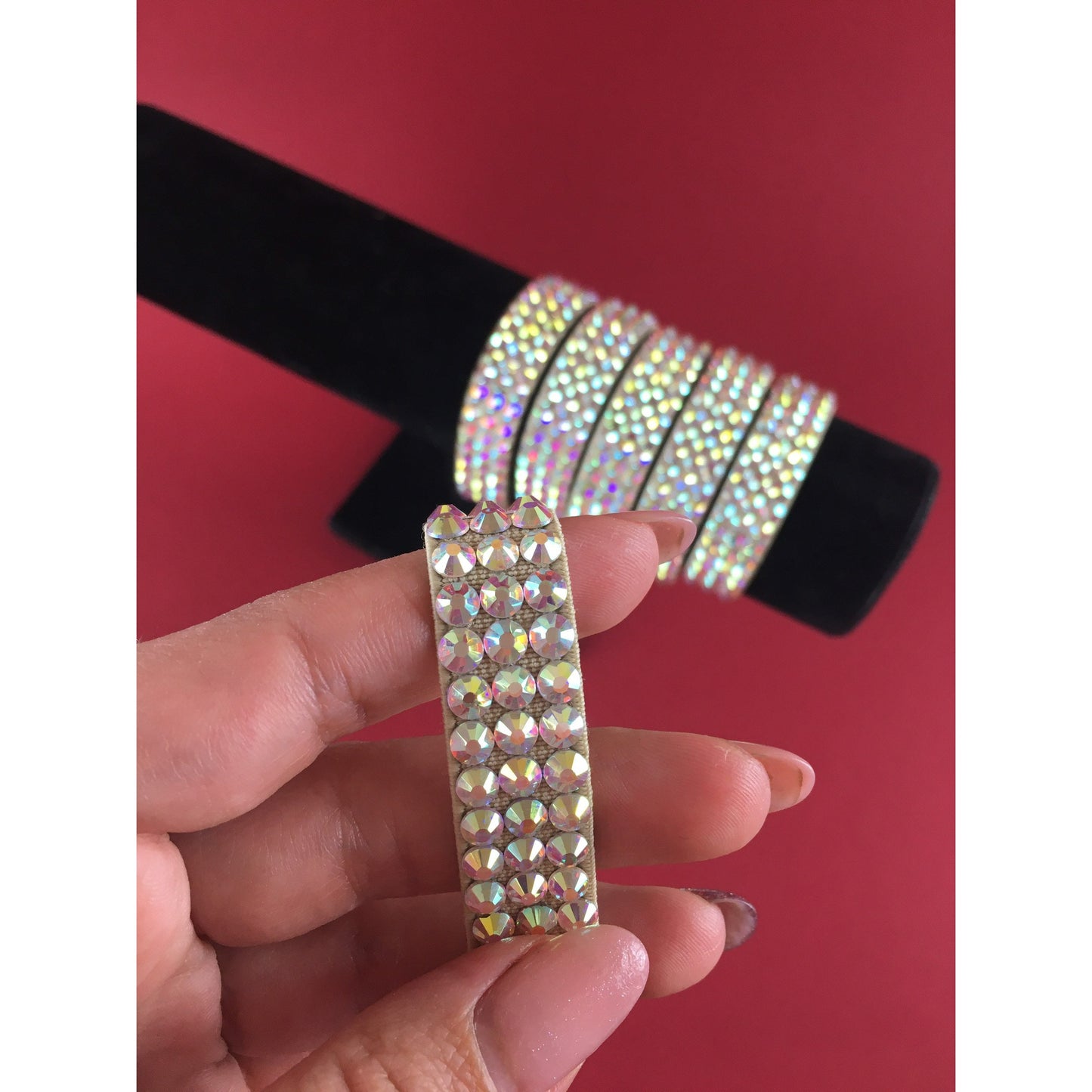 Rhinestone Wrist Cuff