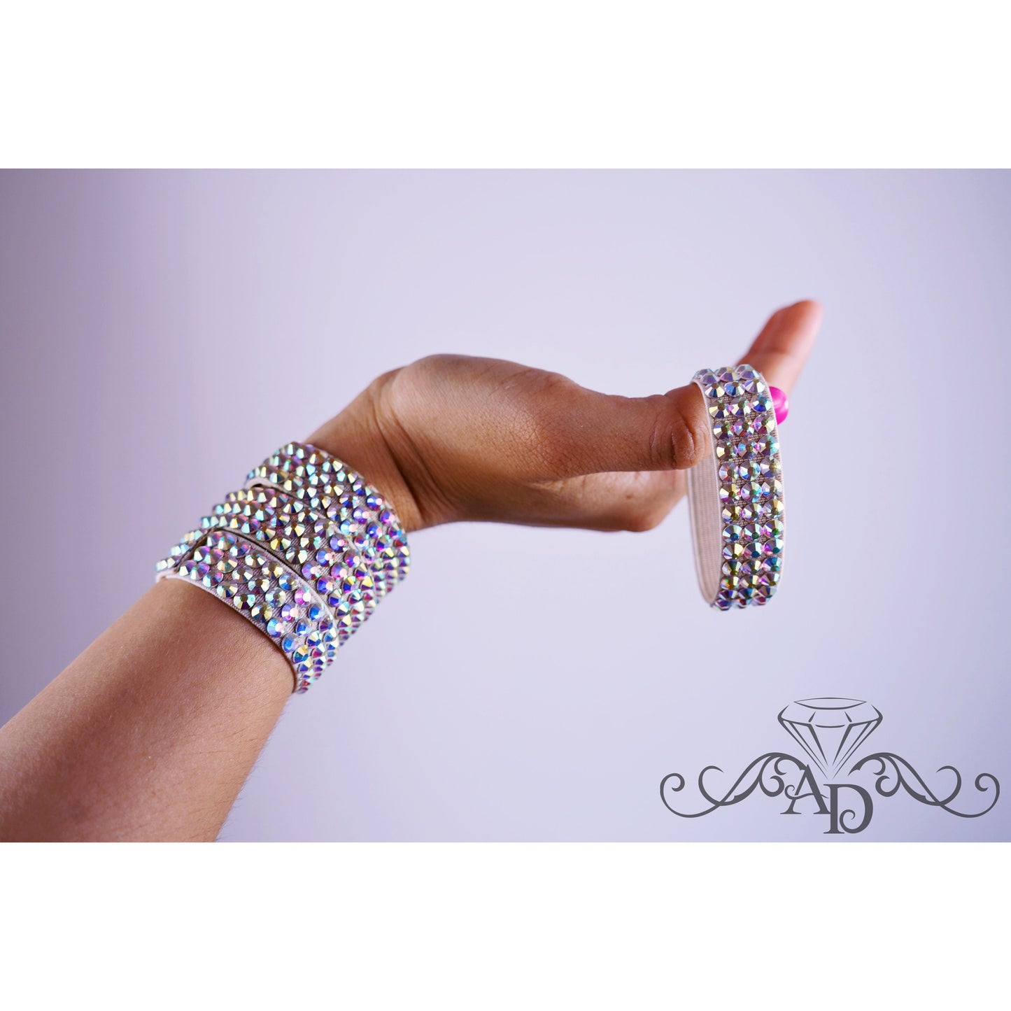 Rhinestone Wrist Cuff
