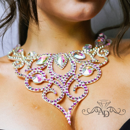 Handmade Sparkling Necklace - Paulina