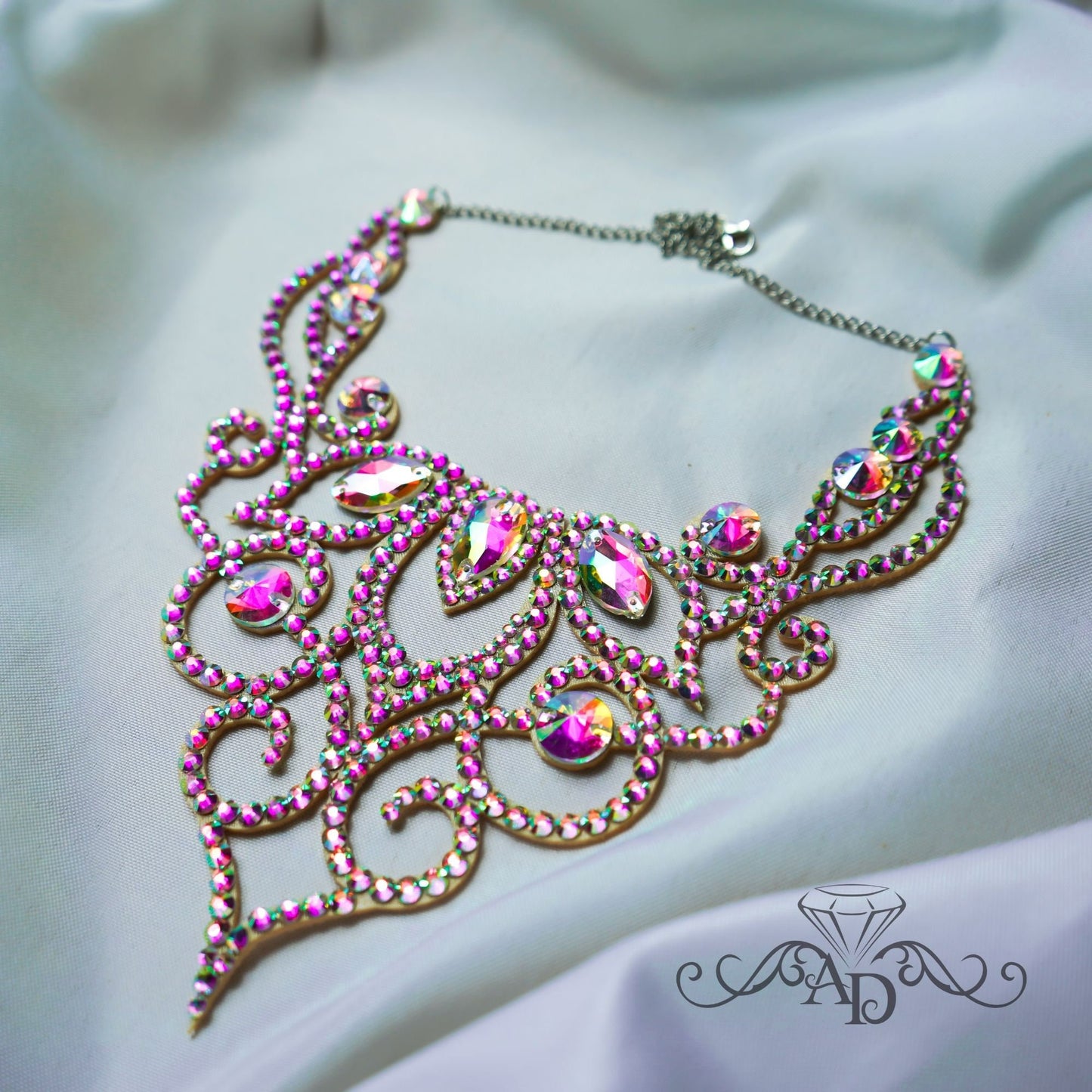 Handmade Sparkling Necklace - Paulina