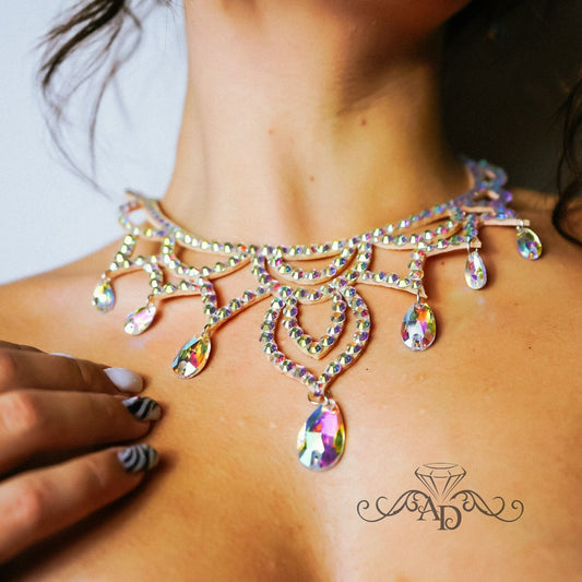 Deluxe Necklace with Stones - Jane