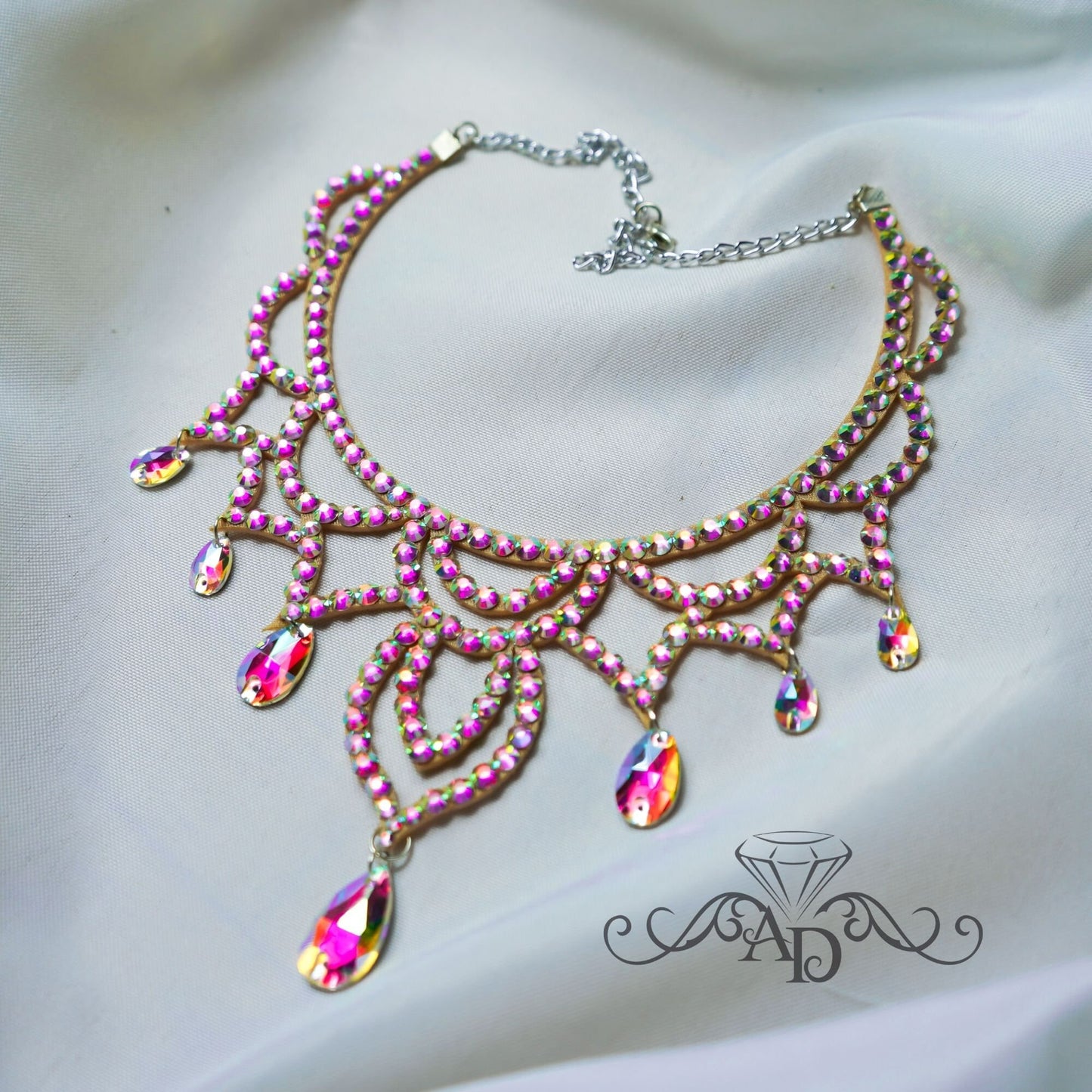 Deluxe Necklace with Stones - Jane