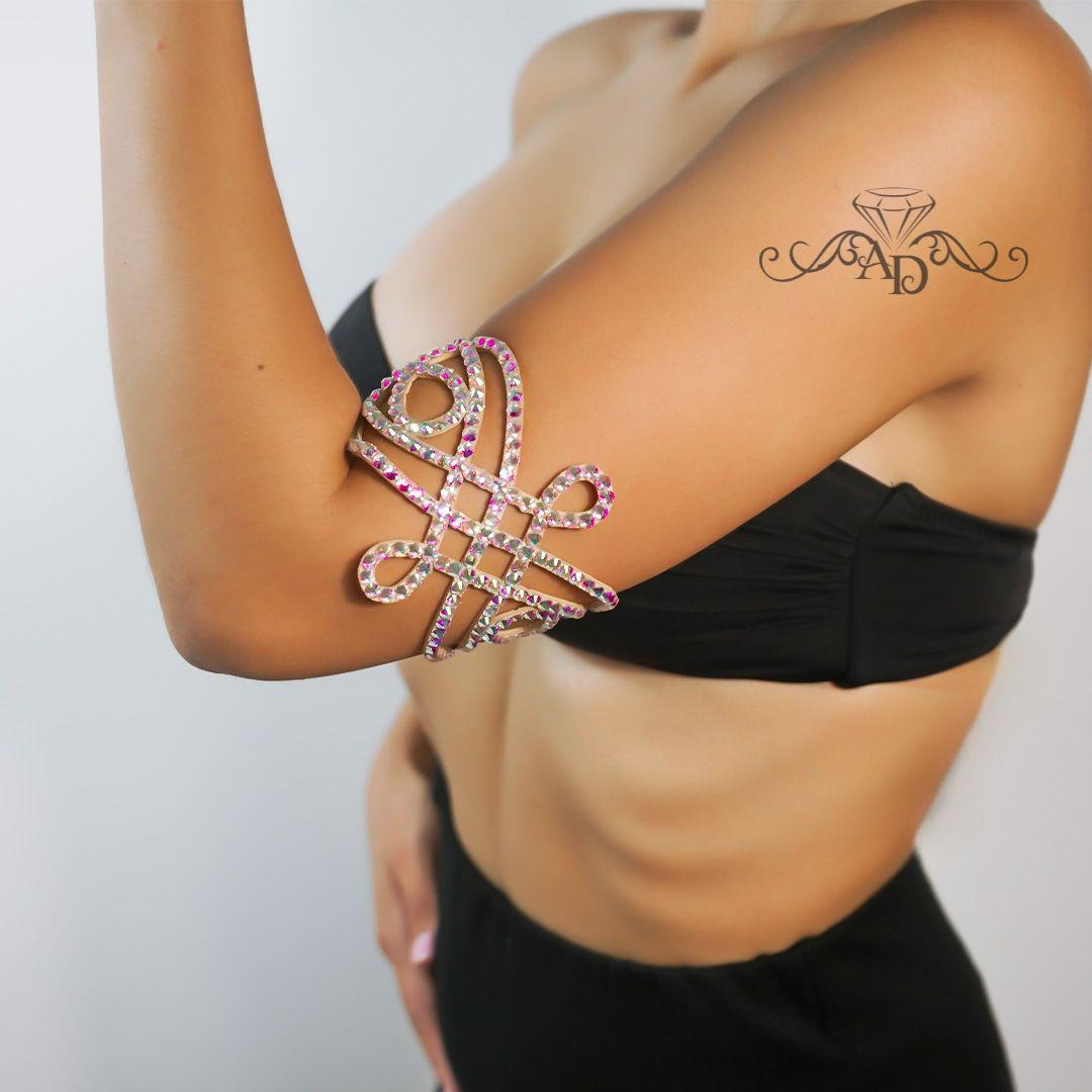 Crystal Arm Cuff for Dance - Alesia