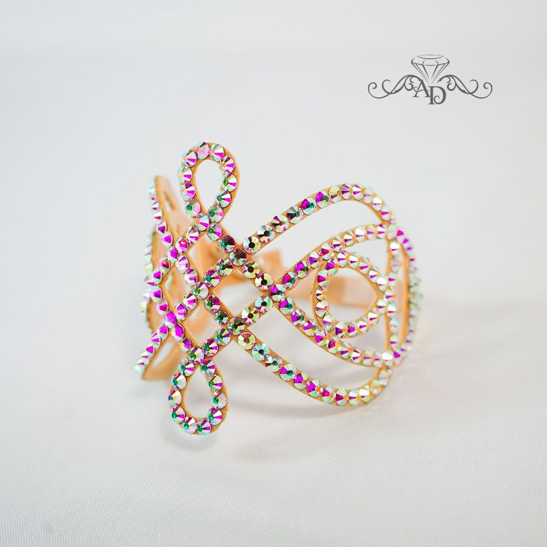Crystal Arm Cuff for Dance - Alesia