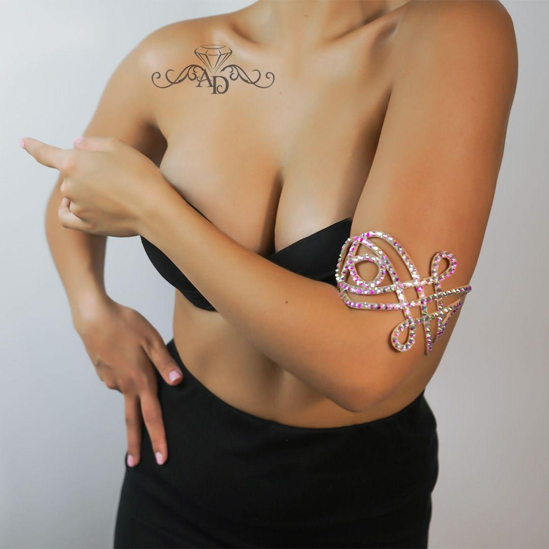 Crystal Arm Cuff for Dance - Alesia