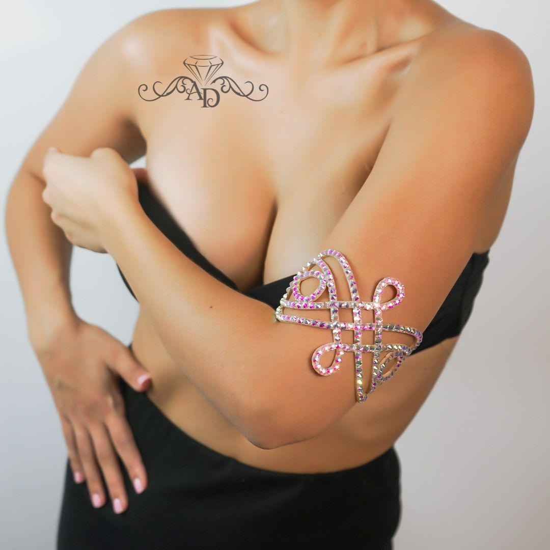 Crystal Arm Cuff for Dance - Alesia