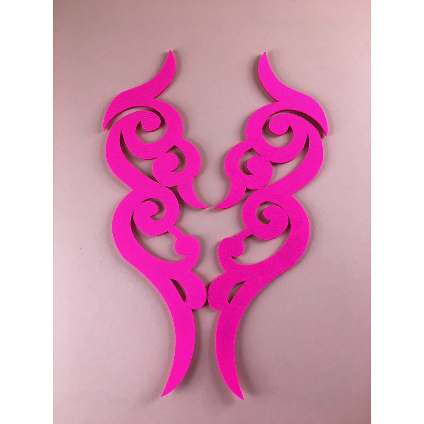 Laser-Cut Wing Style Felt Appliques for Dance & Gymnastics Costumes