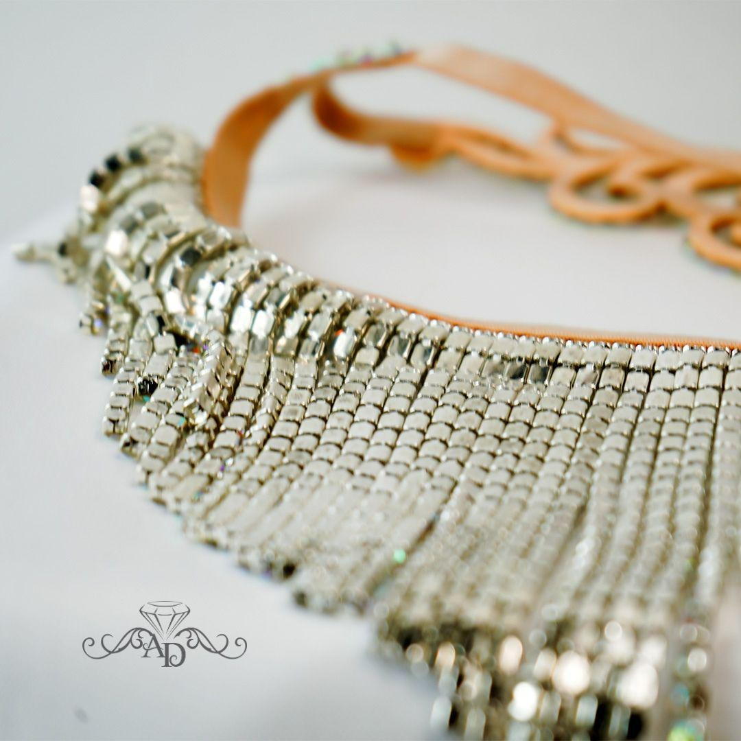 Chain Face Veil – Elina AB Crystal