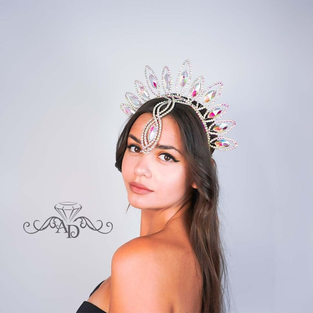 Wire Frame Crown for Glamorous Dance Looks - Forest Fairy