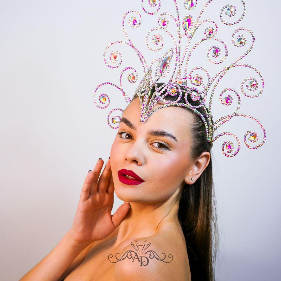 Wire Frame Crown for Performance Glam - Lorraine