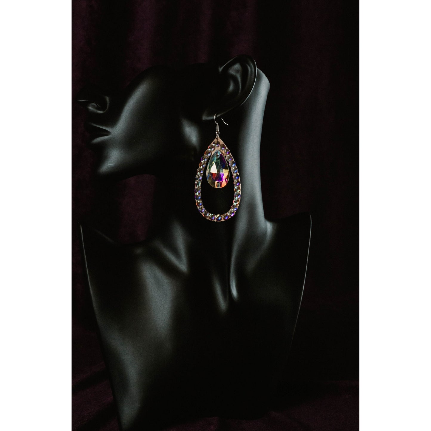 Sparkling Rhinestone Dance Earrings - Ellie