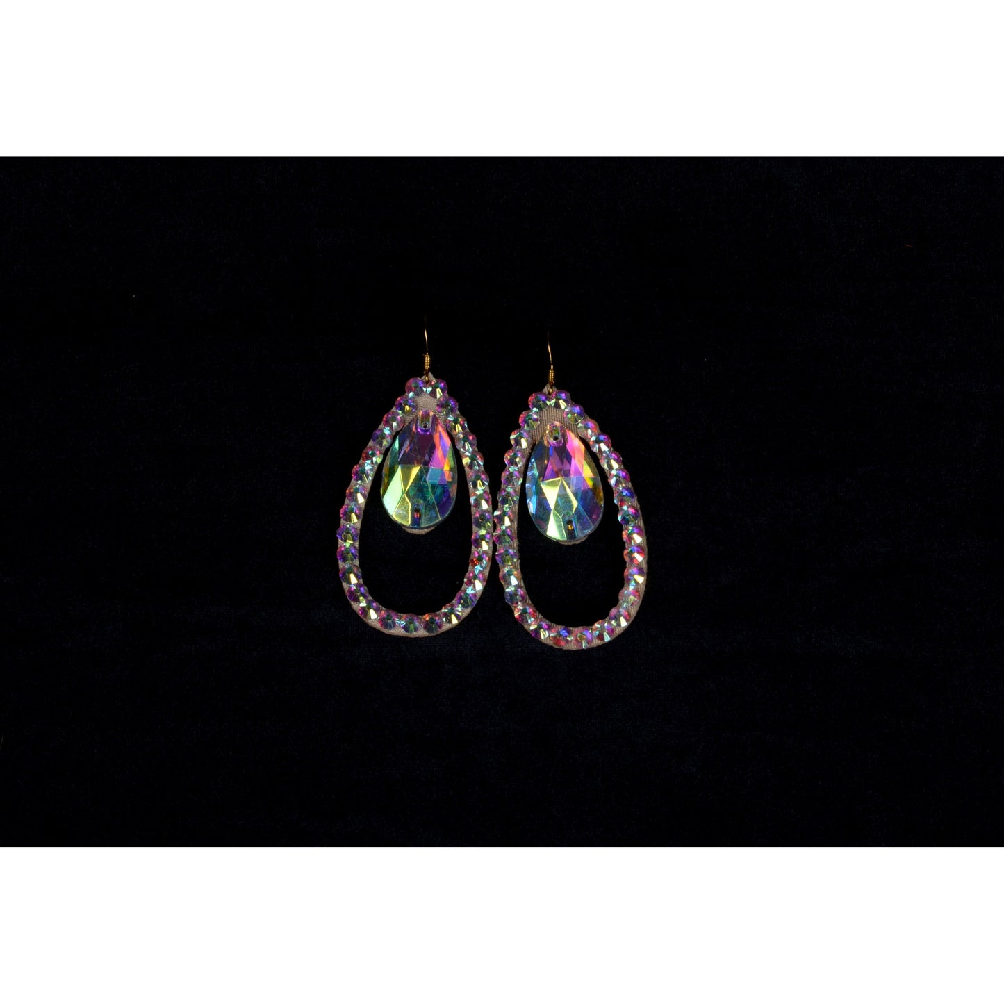 Sparkling Rhinestone Dance Earrings - Ellie