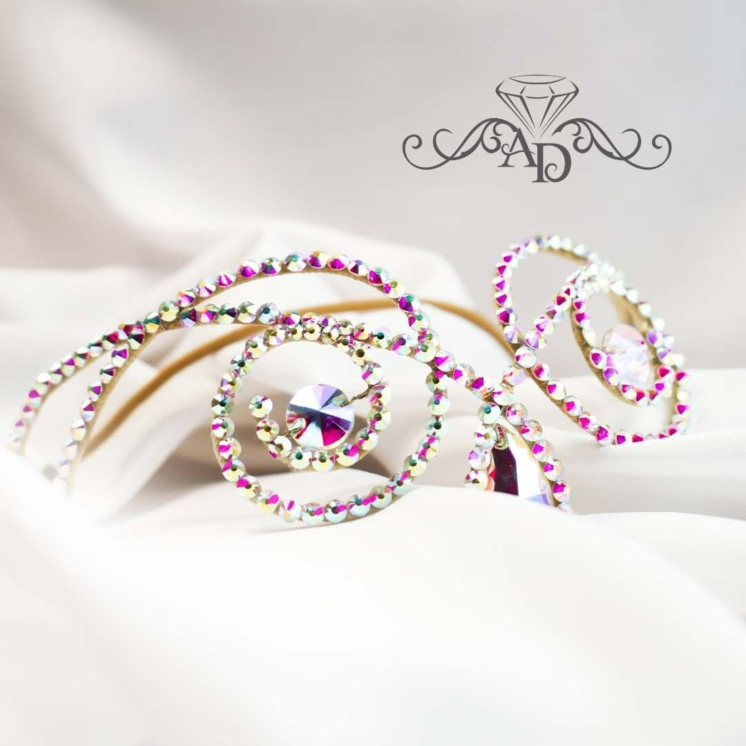 Sparkling Wire Tiara for Special Occasions - Bridget