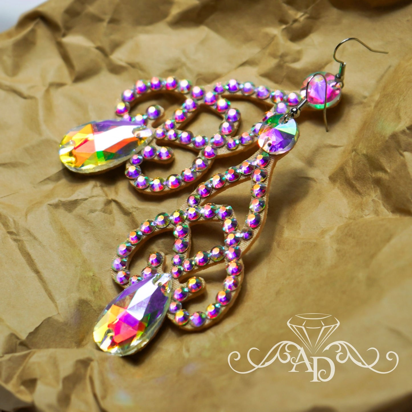 Shimmering Earrings for Dance - Spark