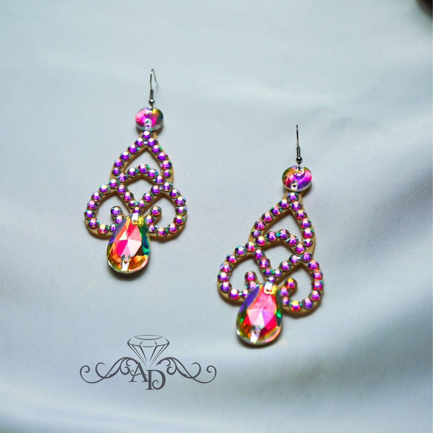 Shimmering Earrings for Dance - Spark