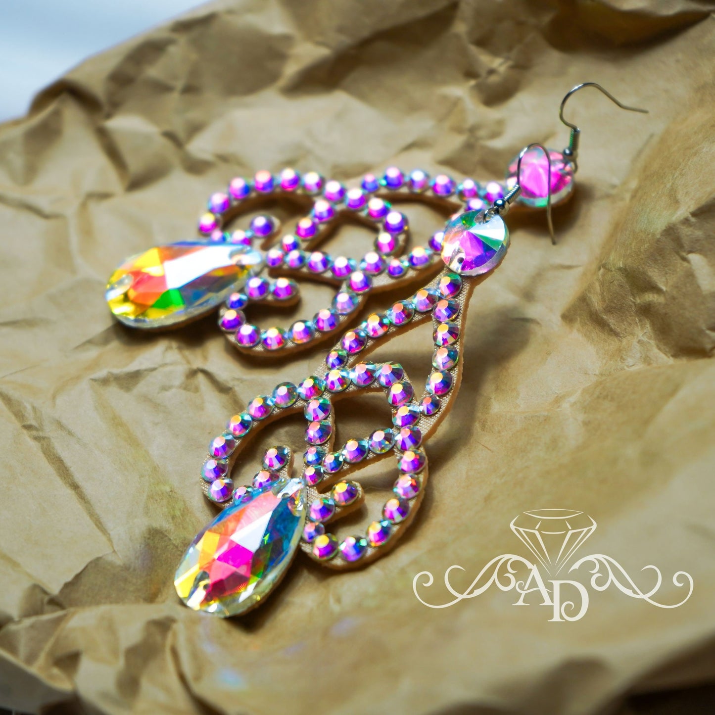 Shimmering Earrings for Dance - Spark