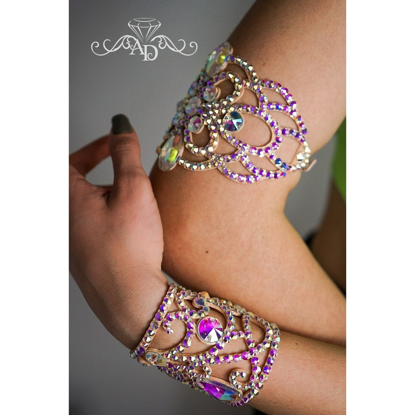 Reflective Crystal Bracelet for Arm - Elin