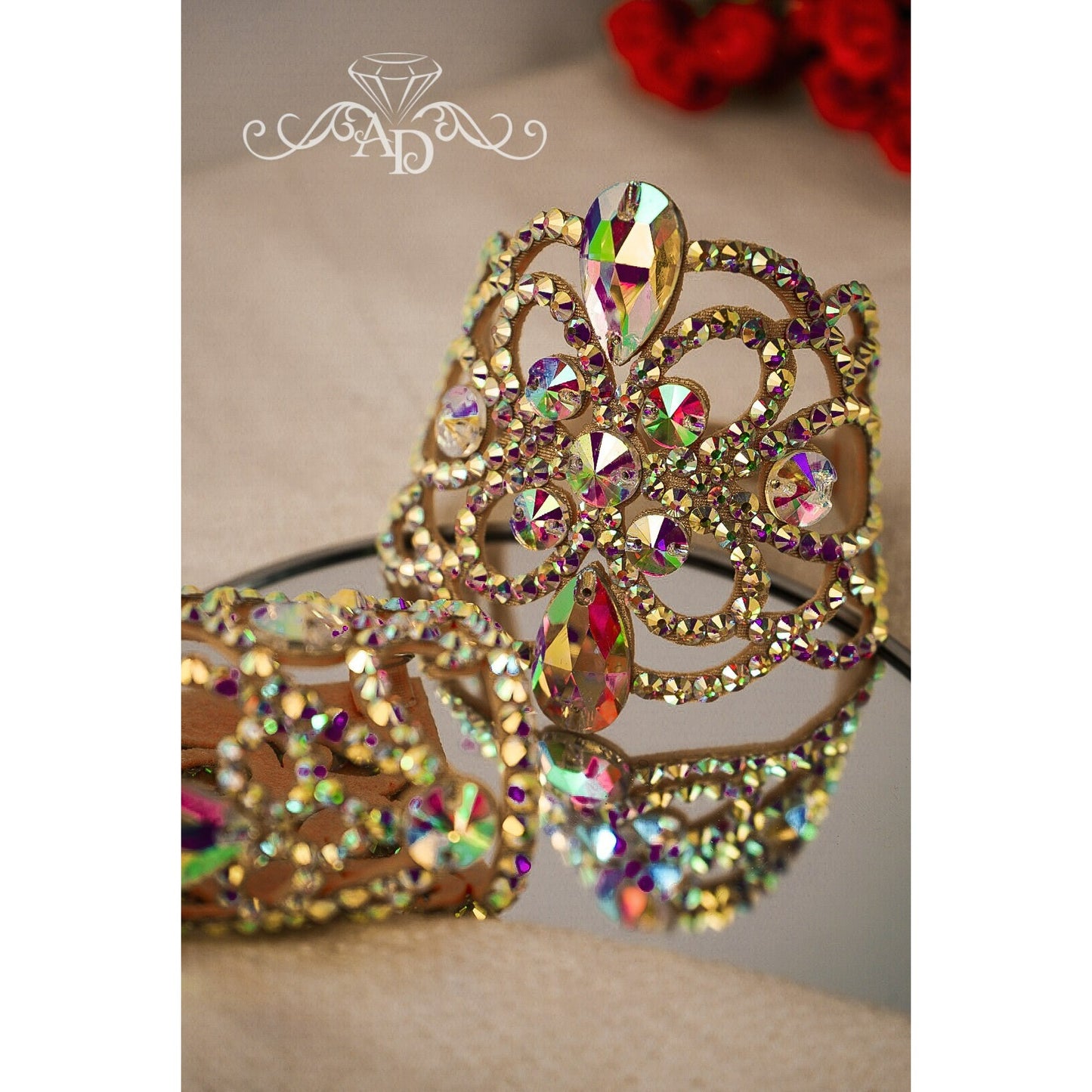 Reflective Crystal Bracelet for Arm - Elin