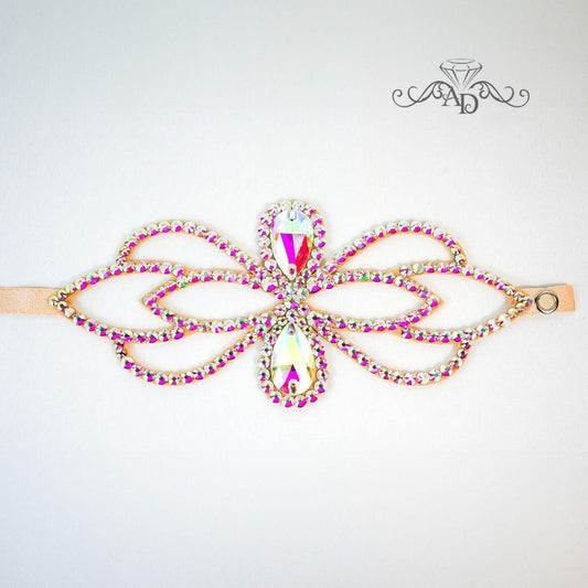 Elegant Rhinestone Armband - Kelly