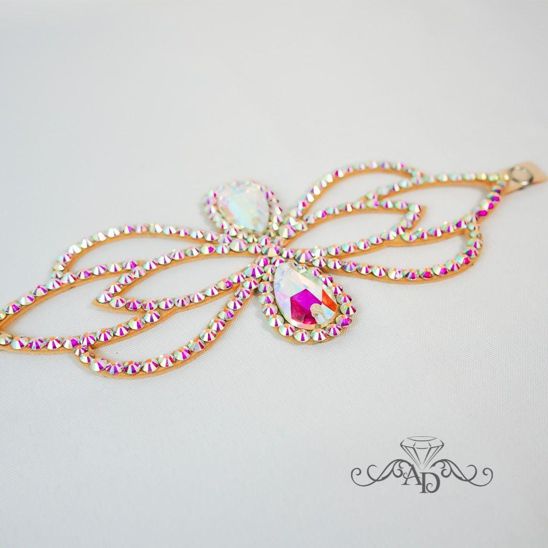 Elegant Rhinestone Armband - Kelly