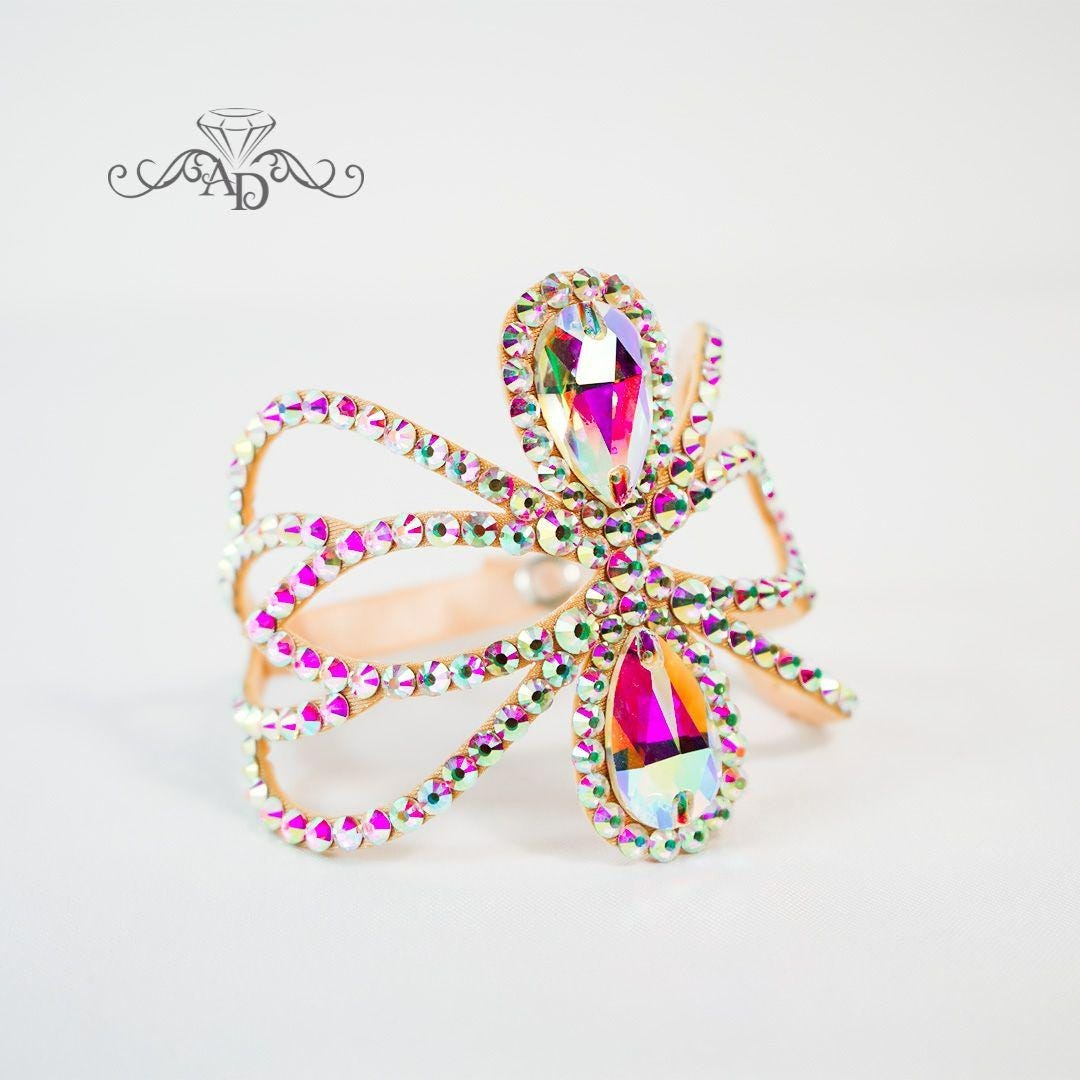 Elegant Rhinestone Armband - Kelly